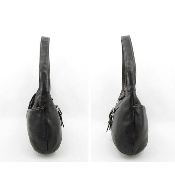 Coach Black Leather Hobo Bag - Picture 4 of 9